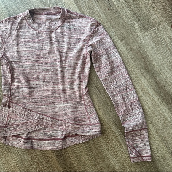 Lululemon Close to Crossing Long Sleeve Rulu Space Dye Camo Plumful Smoky Blush - Picture 6 of 13